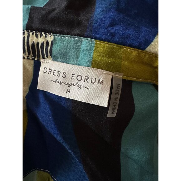 Dress Forum Los Angeles colorful wrap blouse Medium - Picture 3 of 6